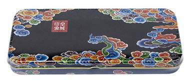 중국 CMYK 인쇄를 가진 주문 연필 주석 상자, 다채로운 금속 필통 협력 업체